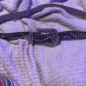 Nocona Y2K Grunge Rhinestone Sparkly Belt